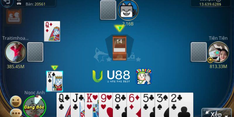 Hướng dẫn chơi Game Phỏm Online u888 cho anh em tham gia